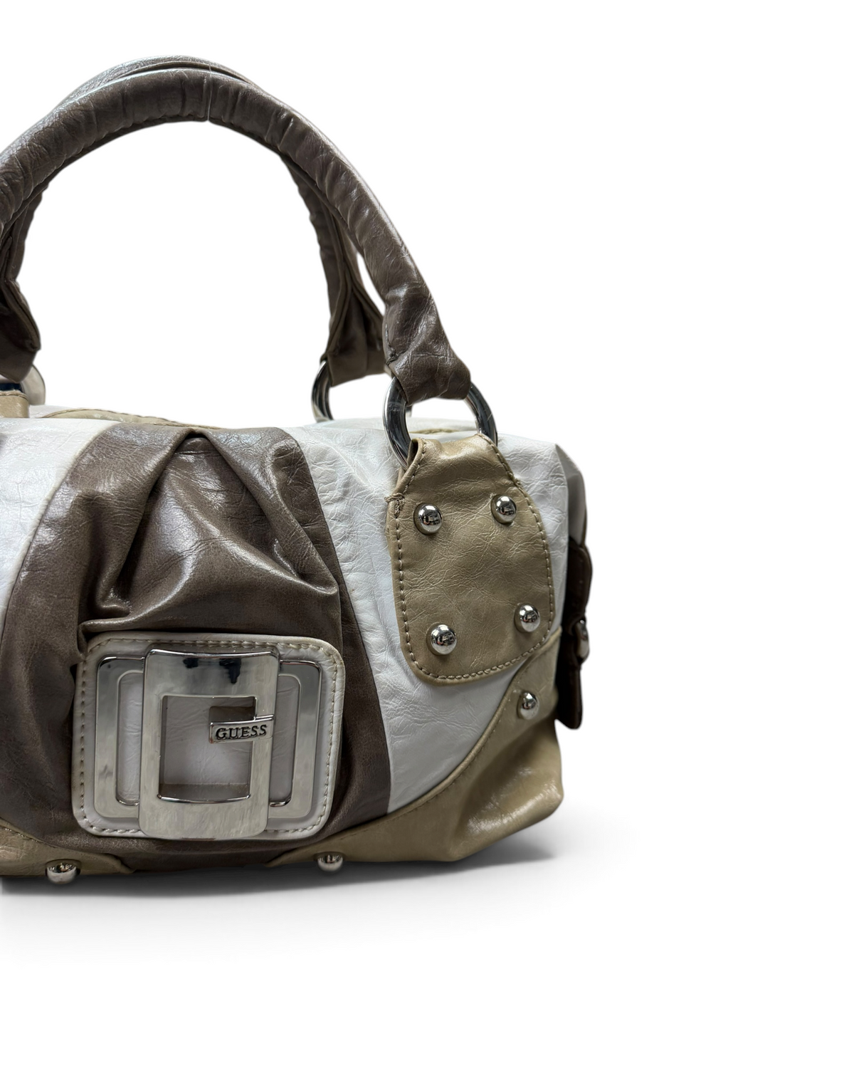 Vintage GUESS Rare Patch Leather Bag Y2K