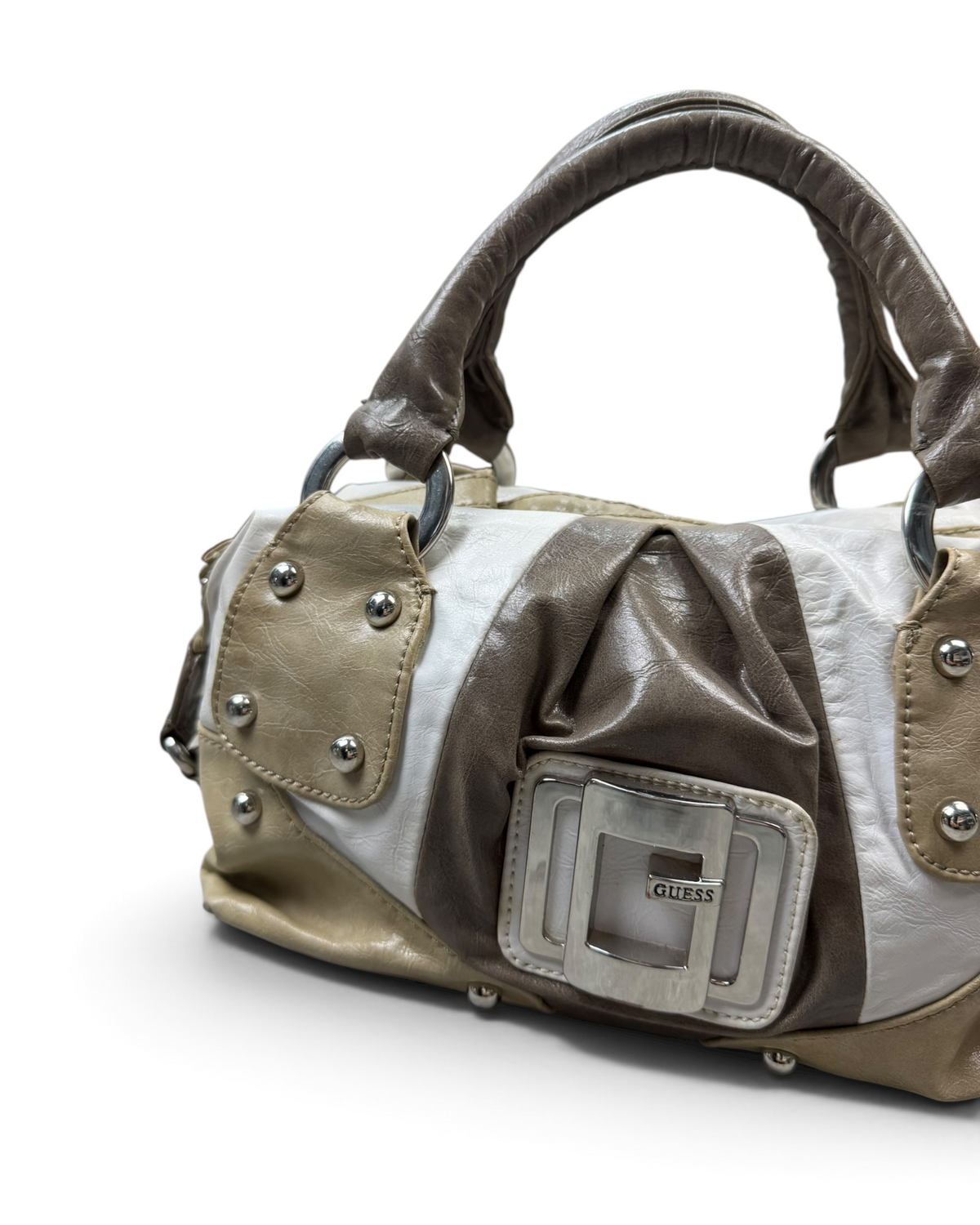 Vintage GUESS Rare Patch Leather Bag Y2K