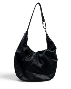 Vintage Liebeskind Berlin Black Leather Hobo Bag Rare 2000s
