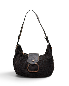 Vintage GUESS Brown Monogram Rare Y2K 2000s Bag