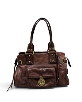 Vintage Francesco Biasia Italian Rare Leather Bag Y2K 2000s