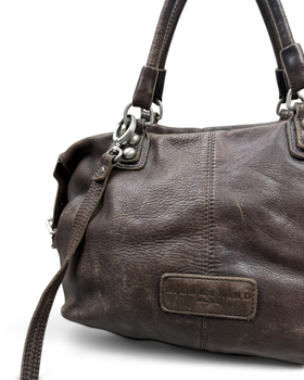 Vintage Liebeskind Berlin Brown Leather Rare Bag 2000s