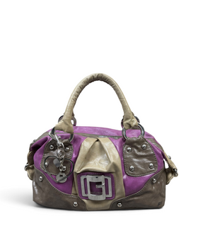 Vintage Rare GUESS Hearts Leather Style Bag Y2K 2000s