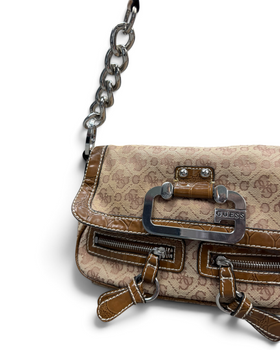 Vintage GUESS Monogram Bag Y2K 2000s