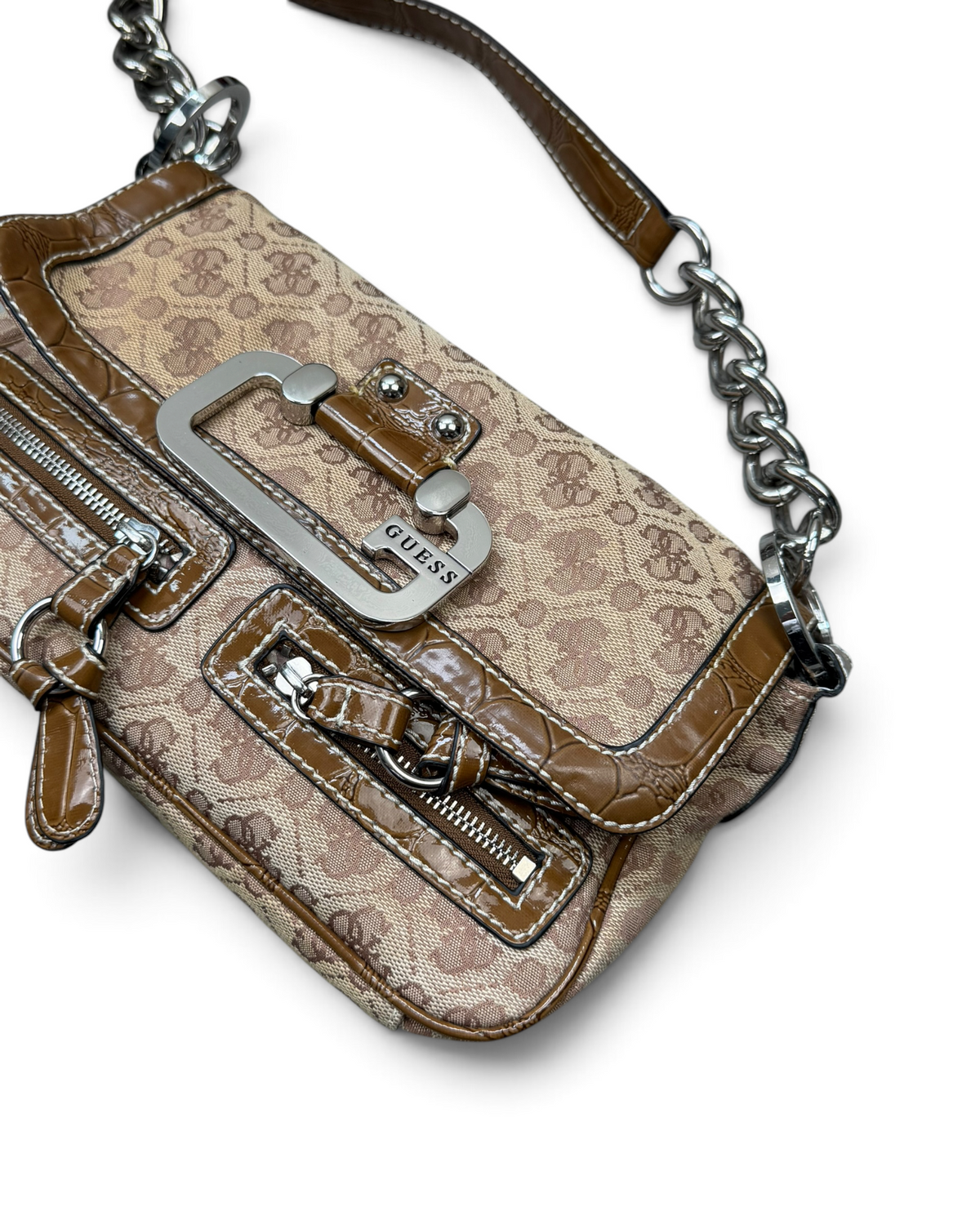 Vintage GUESS Monogram Bag Y2K 2000s
