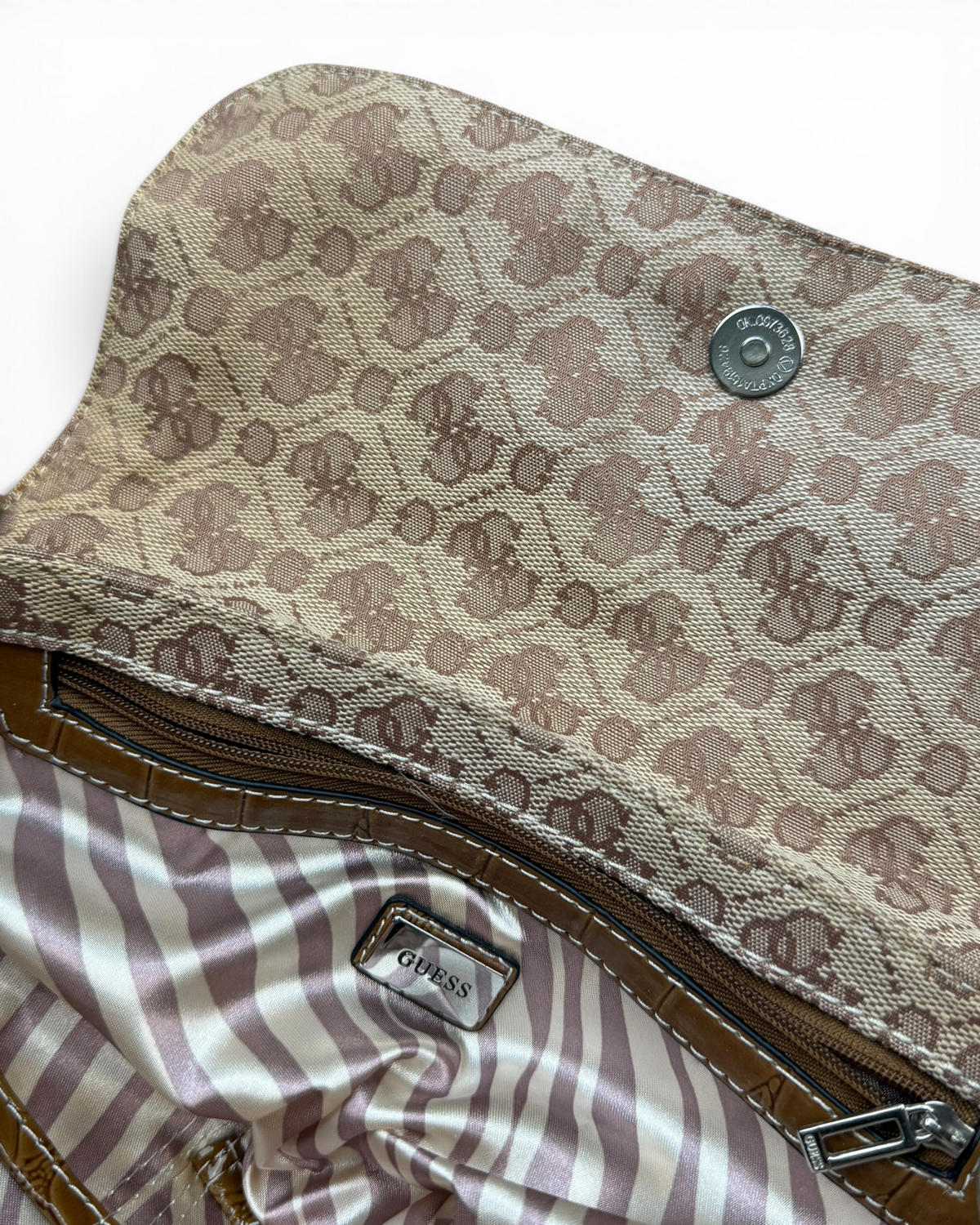 Vintage GUESS Monogram Bag Y2K 2000s