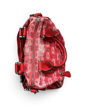 Vintage GUESS Red Style Monogram Bag Rare Y2K
