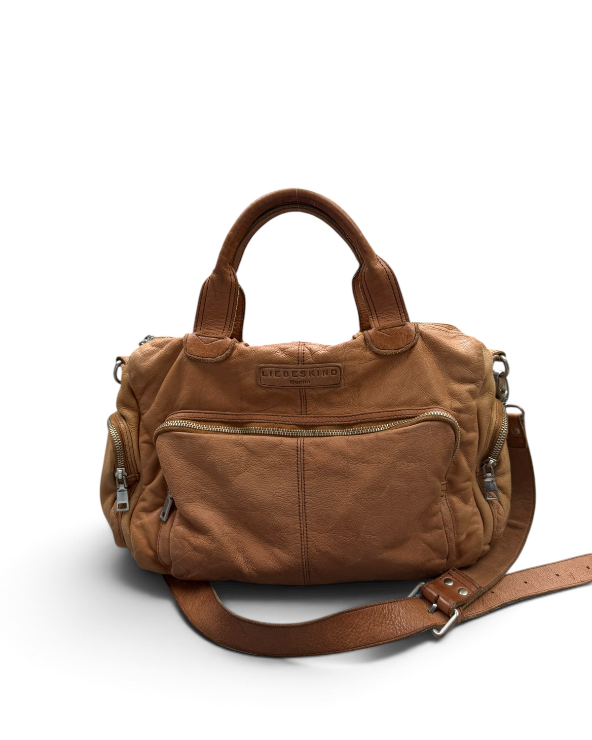 Vintage Liebeskind Berlin Autumn Rare Brown Leather Bag 2000s