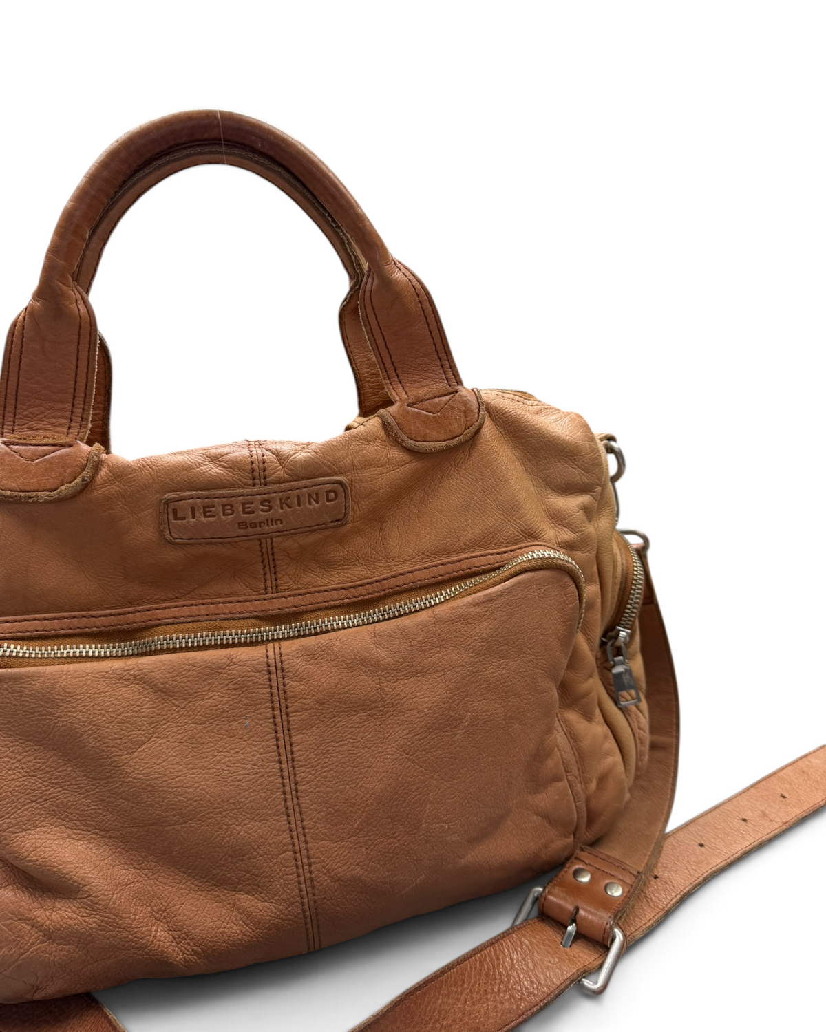 Vintage Liebeskind Berlin Autumn Rare Brown Leather Bag 2000s