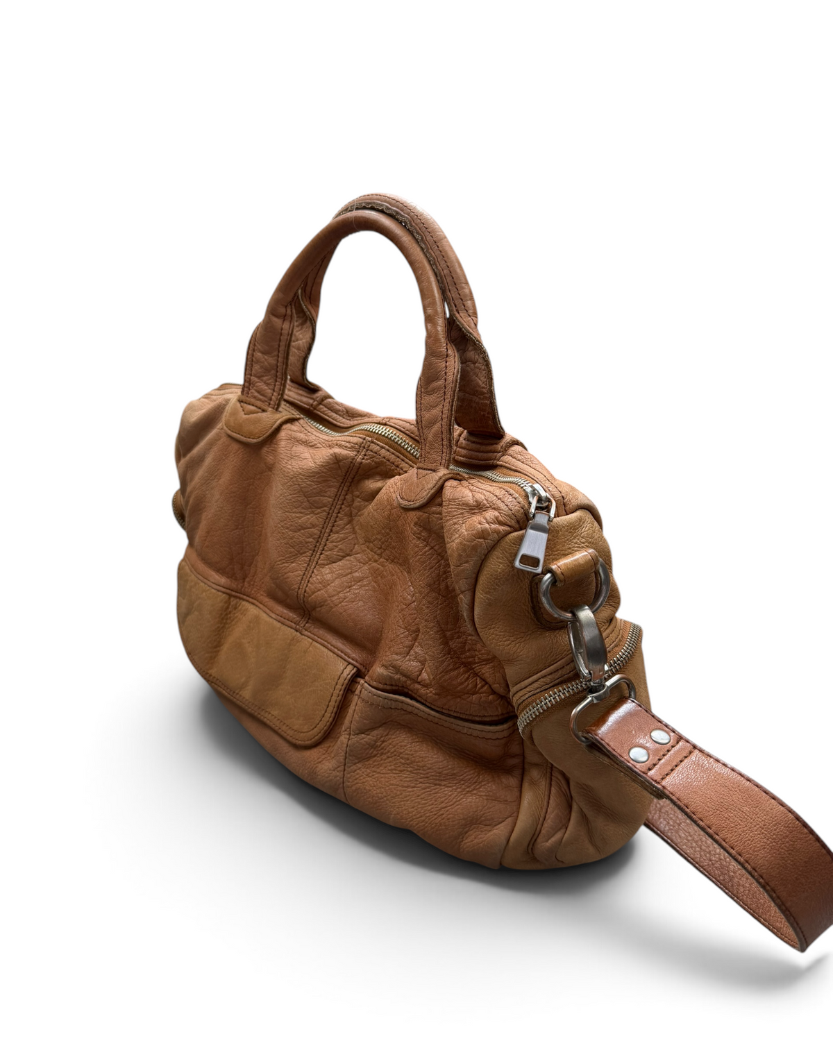 Vintage Liebeskind Berlin Autumn Rare Brown Leather Bag 2000s