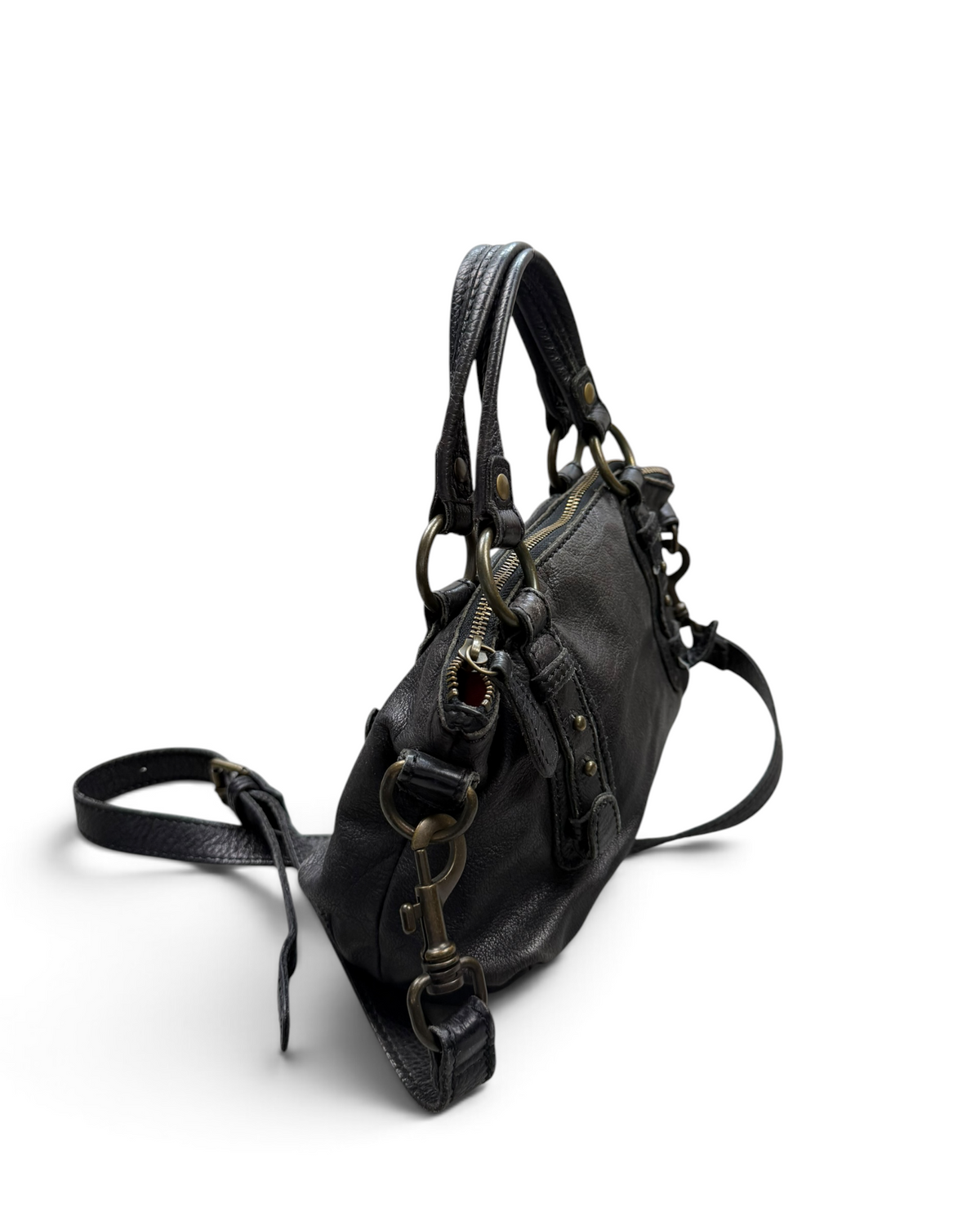 Vintage Liebeskind Berlin Black Leather Bag Y2K