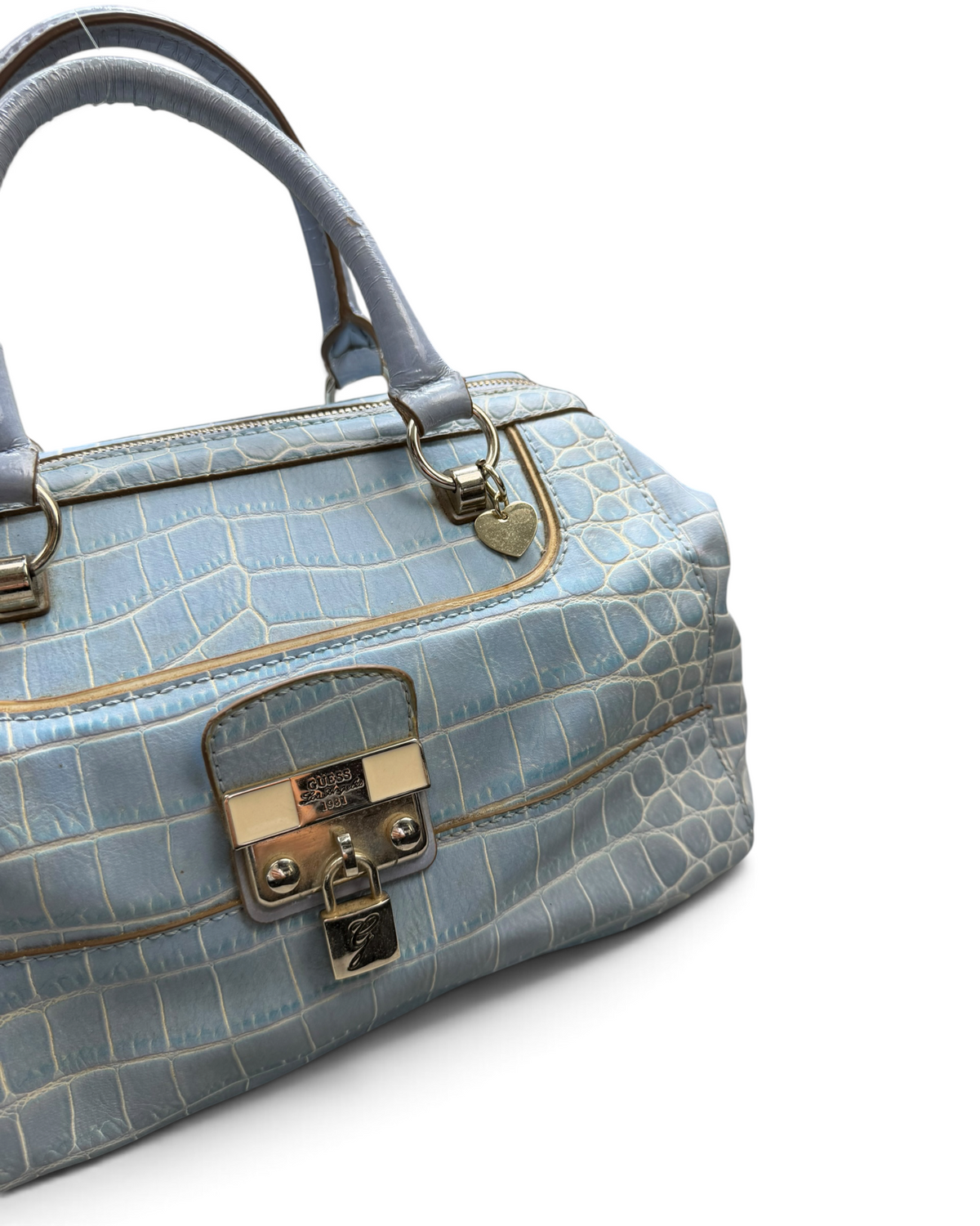 Vintage GUESS Crocodile Style Rare Bag Y2K