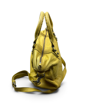 Vintage Liebeskind Berlin Rare Yellow Leather Bag Y2K 2000s