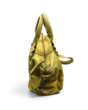 Vintage Liebeskind Berlin Rare Yellow Leather Bag Y2K 2000s