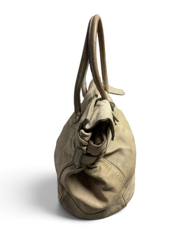 Vintage Rare Liebeskind Berlin Beige Leather Bag 2000s Y2K