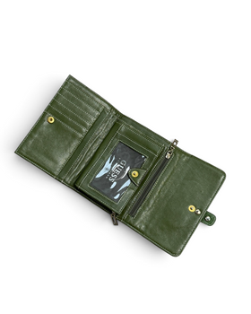 Vintage GUESS b Marciano Rare Green Monogram Portmonnae 2000s