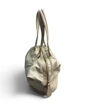Vintage GUESS Rare Beige Leather Style Bag 2000s