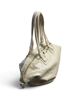 Vintage GUESS Rare Beige Leather Style Bag 2000s