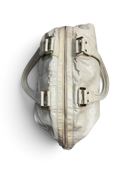 Vintage GUESS Rare Beige Leather Style Bag 2000s