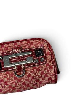 Vintage GUESS Red Monogram Rare Bag Portmonnae Y2K 2000s