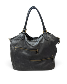Vintage Liebeskind Berlin Rare Black Leather Bag Y2K 2000s