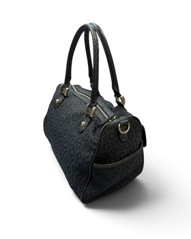 Vintage GUESS by Marciano Rare Black Monogram Bag Y2K 2000s