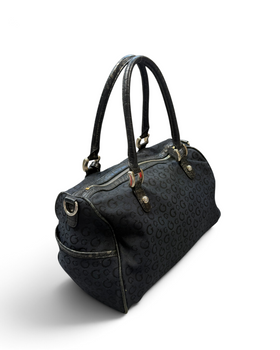 Vintage GUESS by Marciano Rare Black Monogram Bag Y2K 2000s