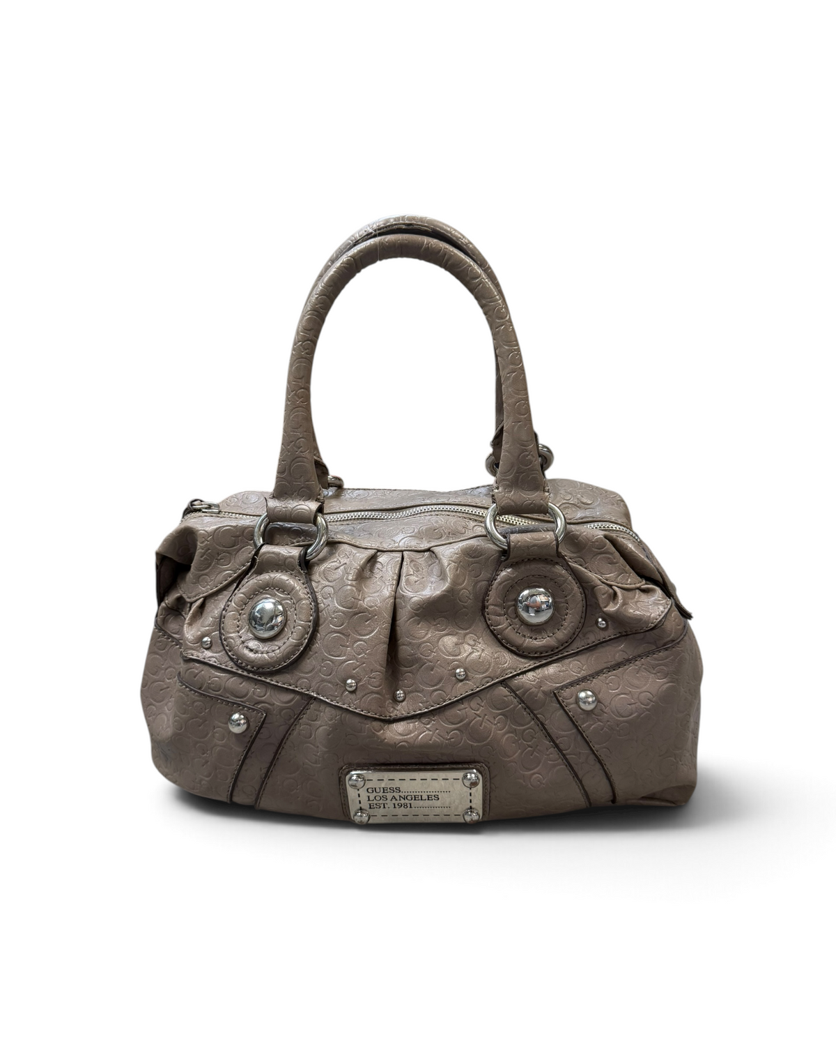 Vintage GUESS Brown Monogram Rare Y2K Bag 2000s