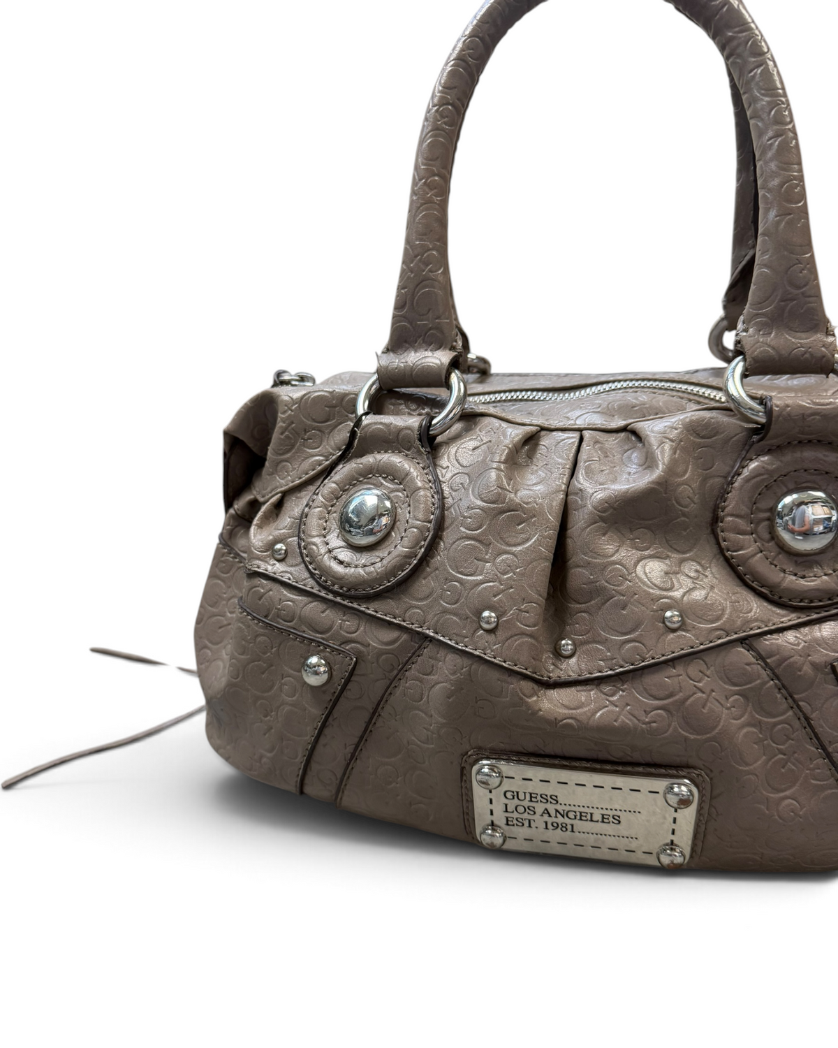 Vintage GUESS Brown Monogram Rare Y2K Bag 2000s