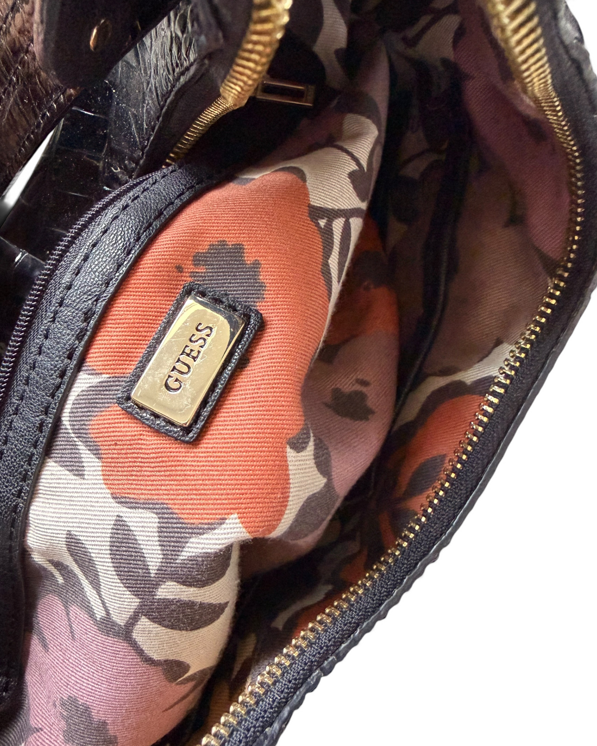 Vintage GUESS Croco Style Bag Y2K 2000s