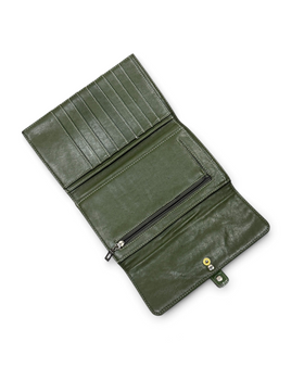 Vintage GUESS Green Monogram Rare Portmonnae Y2K 2000s