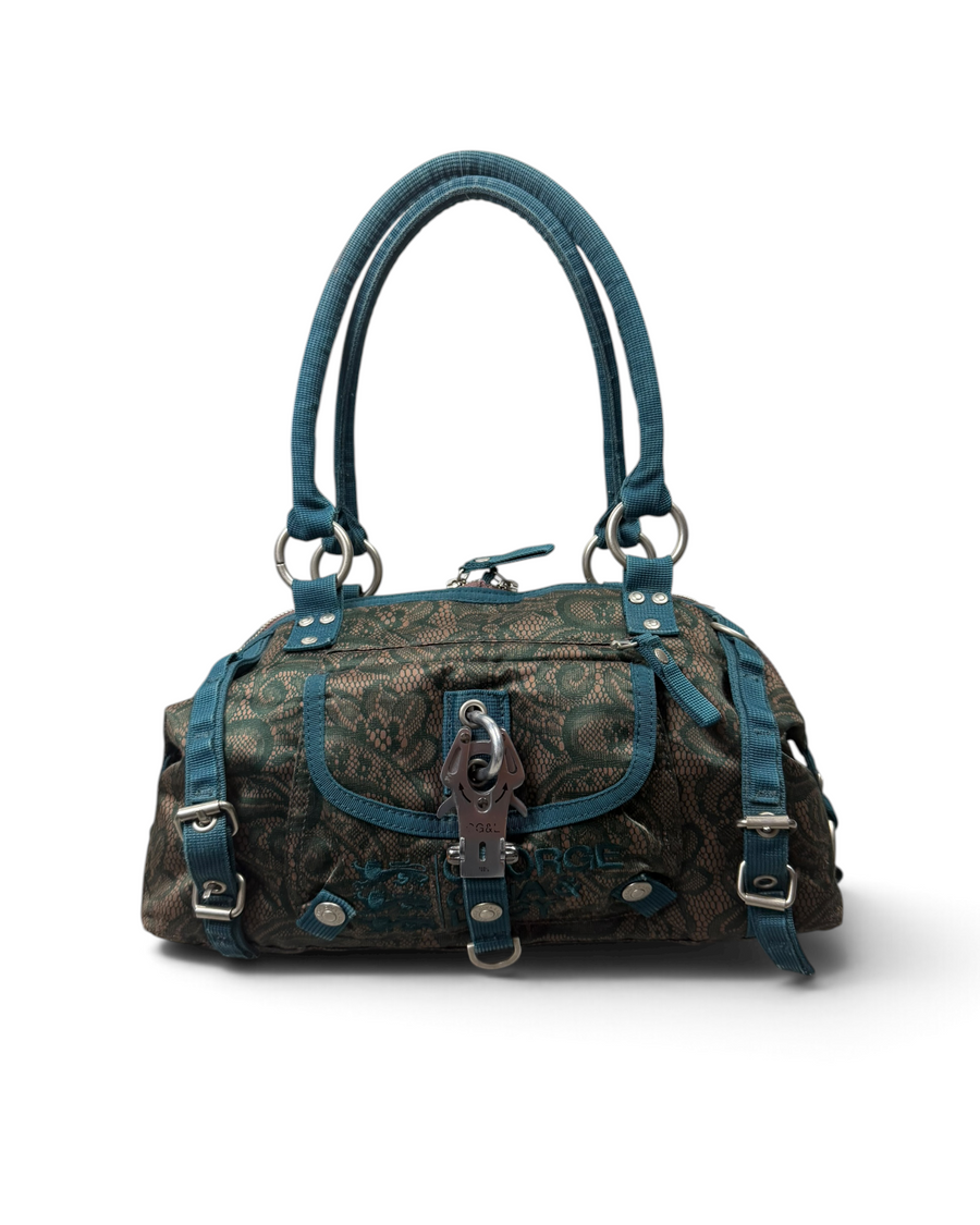 Vintage George Gina & Lucy Lace Words Rare Bag Y2K 2000s
