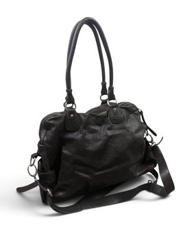 Vintage Liebeskind Berlin Rare Brown Zip Leather Bag Y2K 2000s