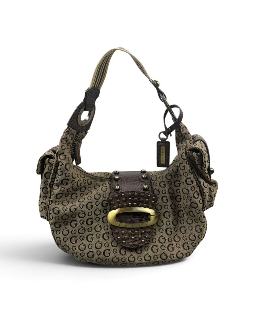 Vintage GUESS by Marciano Rare Monogram Bag Y2K 2000s