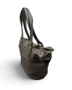 Vintage GUESS Brown Leather Style Bag Y2K 2000s