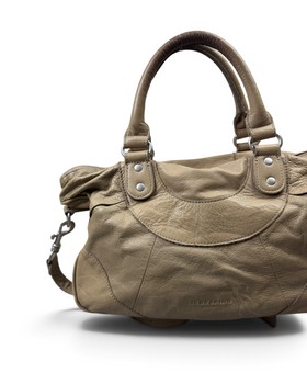 Vintage Liebeskind Berlin Rare Beige Leather Bag Y2K 2000s