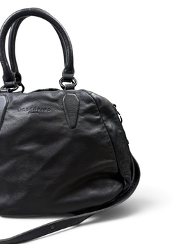 Vintage Liebeskind Berlin Rare Black Leather Bag Y2K 2000s
