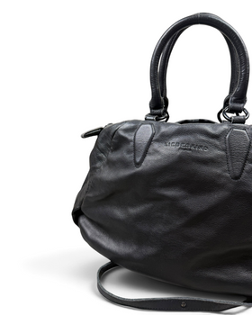 Vintage Liebeskind Berlin Rare Black Leather Bag Y2K 2000s