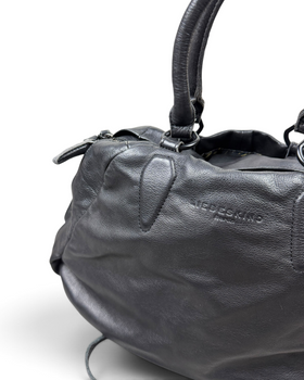Vintage Liebeskind Berlin Rare Black Leather Bag Y2K 2000s