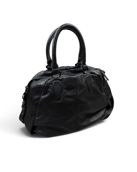 Vintage Liebeskind Berlin Rare Black Leather Bag Y2K 2000s