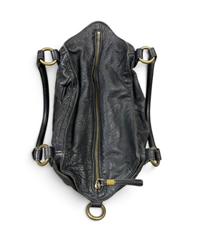 Vintage Liebeskind Berlin Rare Karo Leather Bag Y2K 2000s