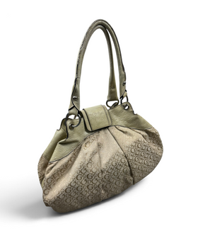 Vintage GUESS Rare Beige Monogram Bag Y2K 2000s